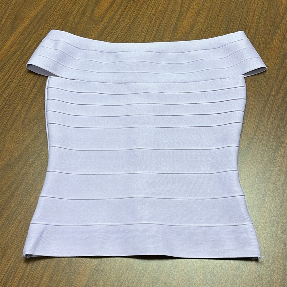 Karen Millen bandage off the shoulder top,‎ size small